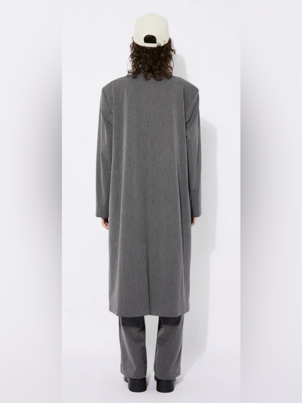 Rita Row Noufonts Longline Coat | Dark Grey | Size M - Picture 4 of 13